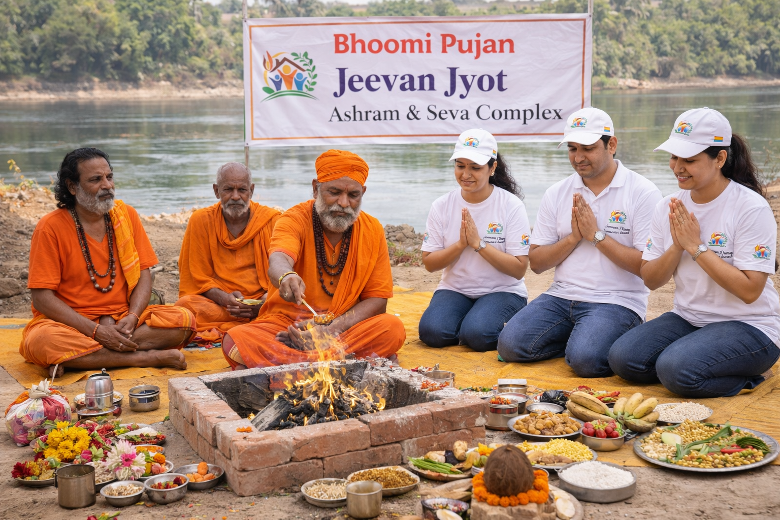 Ashram Bhoomi Pujan